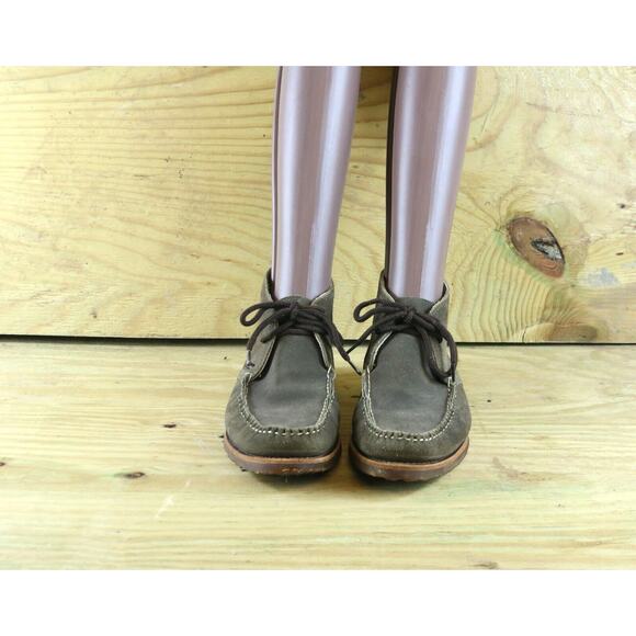 Allen Edmonds Hayden Mens Size 8 M Leather Green Brown Chukka Boots Shoes USA - Picture 2 of 8